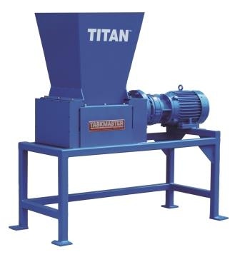 Twin-Shaft Shredder Has Patented, Counter-Rotating Cutter Design