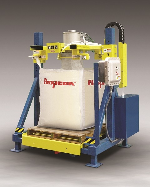 Flexicon Introduces Low-Profile Bulk Bag Filler with Explosion-Proof Controls