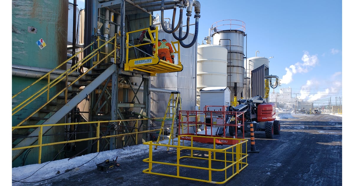 Fall Protection Container Load Safe Access & Fall Protection for Truck Loading System