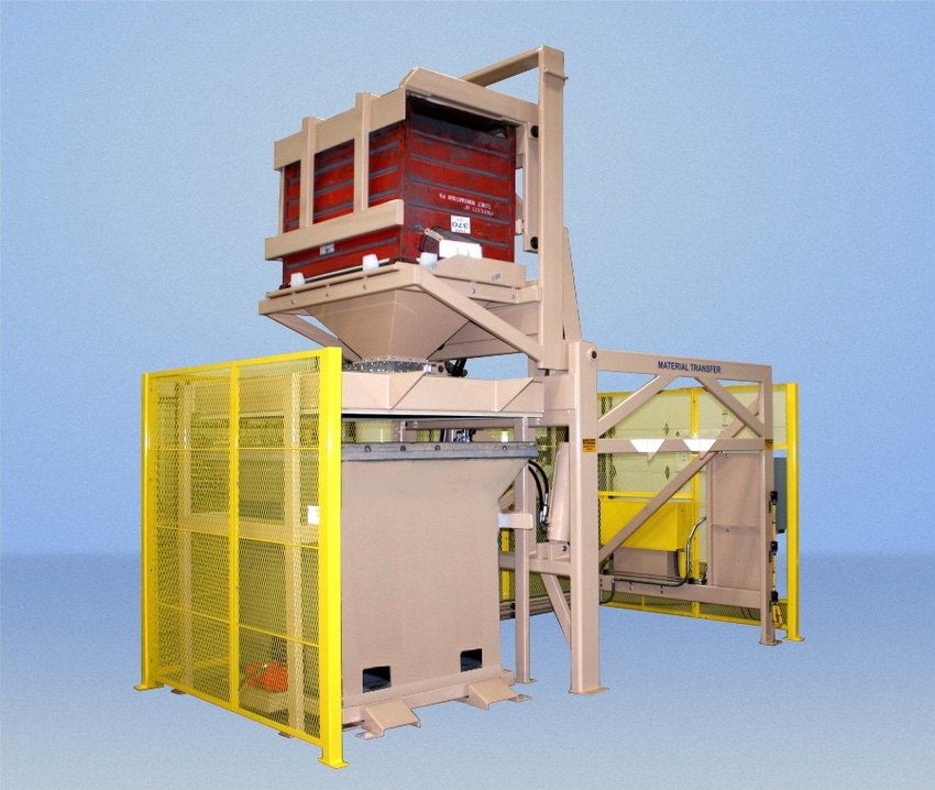 Side-Load, Lift & Seal Hydraulic Container Dumping and Filling System
