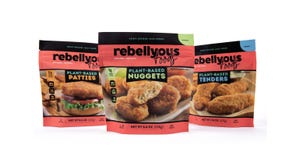 plant-based chicken packaging