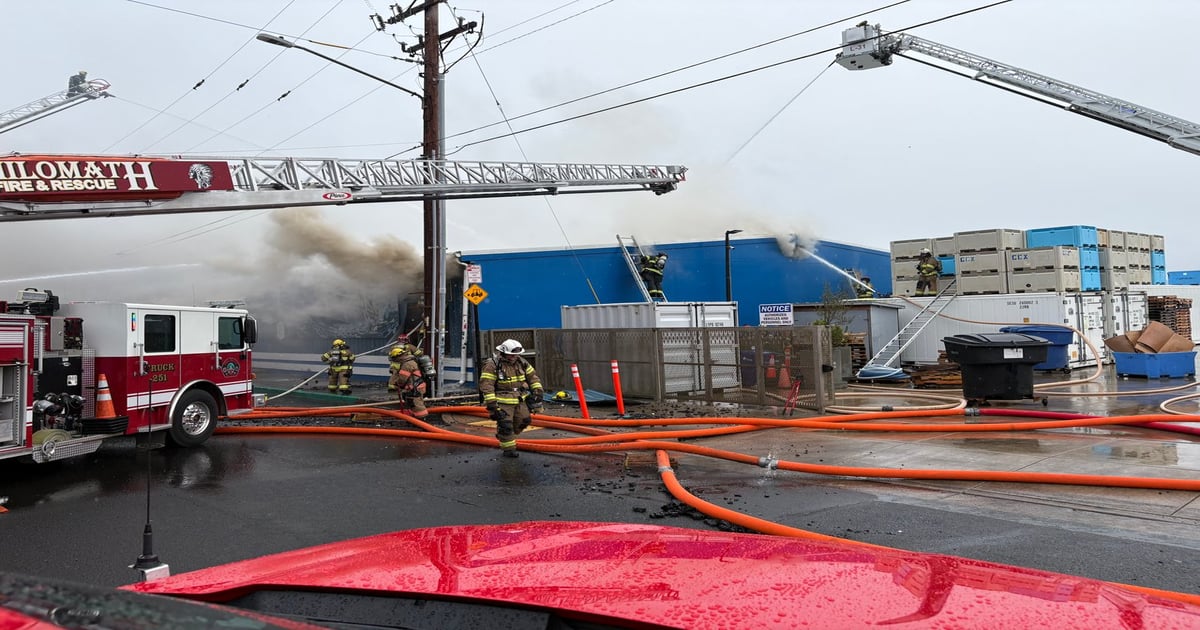 Seafood Plant Fire Prompts Mass Evacuation