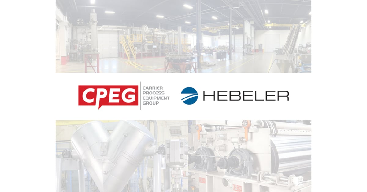 Hebeler Process Carrier Process Equipment Group Acquires Hebeler LLC