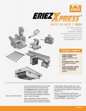 Brochure Details EriezXpress Program