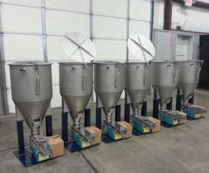 Feeders and Integral Hoppers