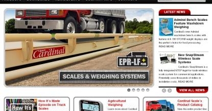 Cardinal Scale Launches New Web Site