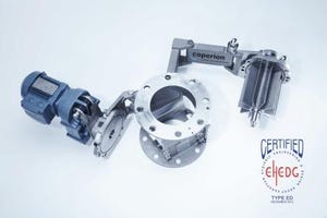 Coperion Hygienic PLUS Rotary Valves Certified for Dry Cleaning