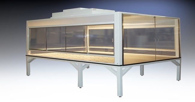 HEPA-Filtered Enclosures for Packaging/Handling Powders