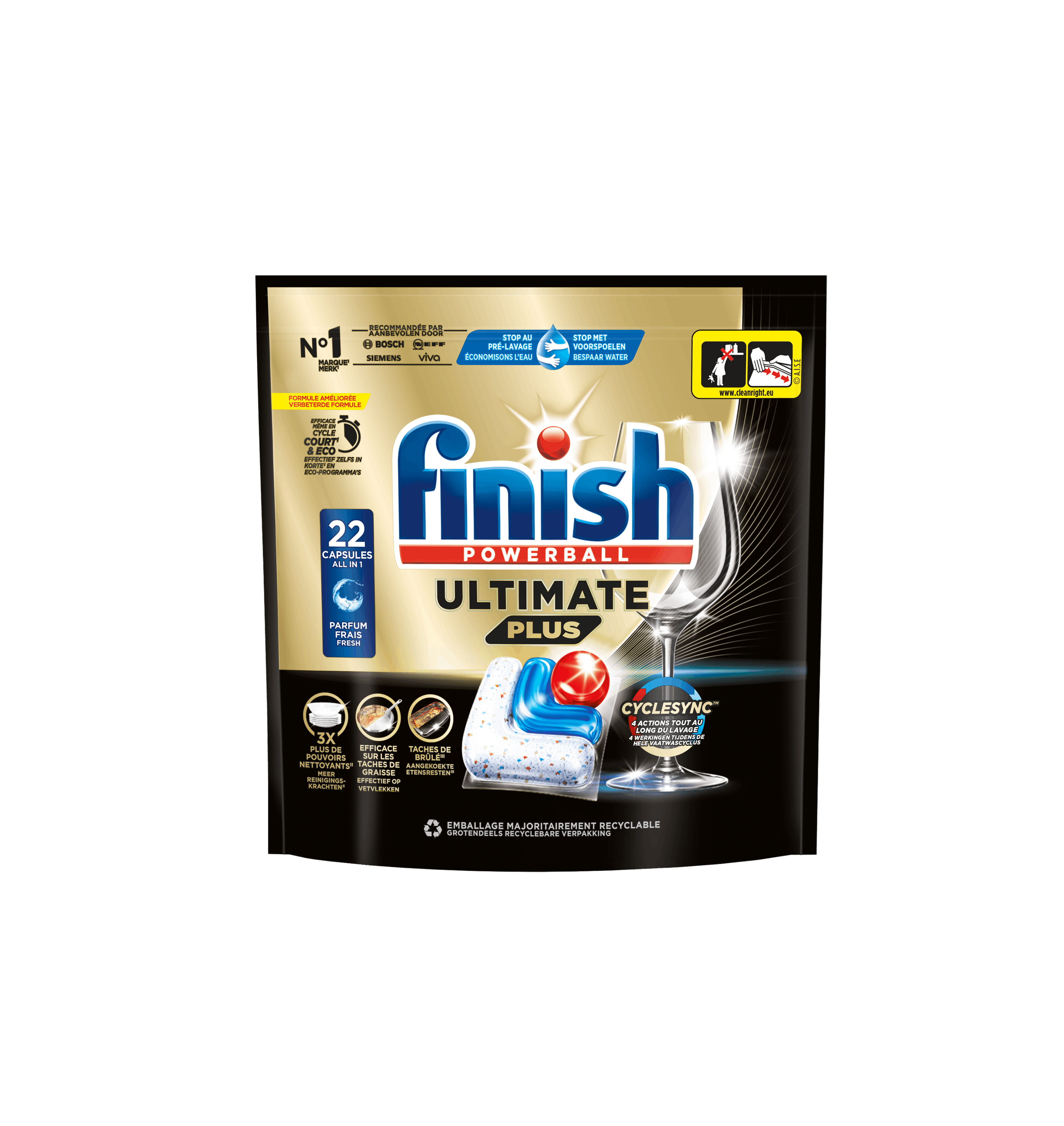 Image du pack de tablettes pour lave-vaisselle Finish