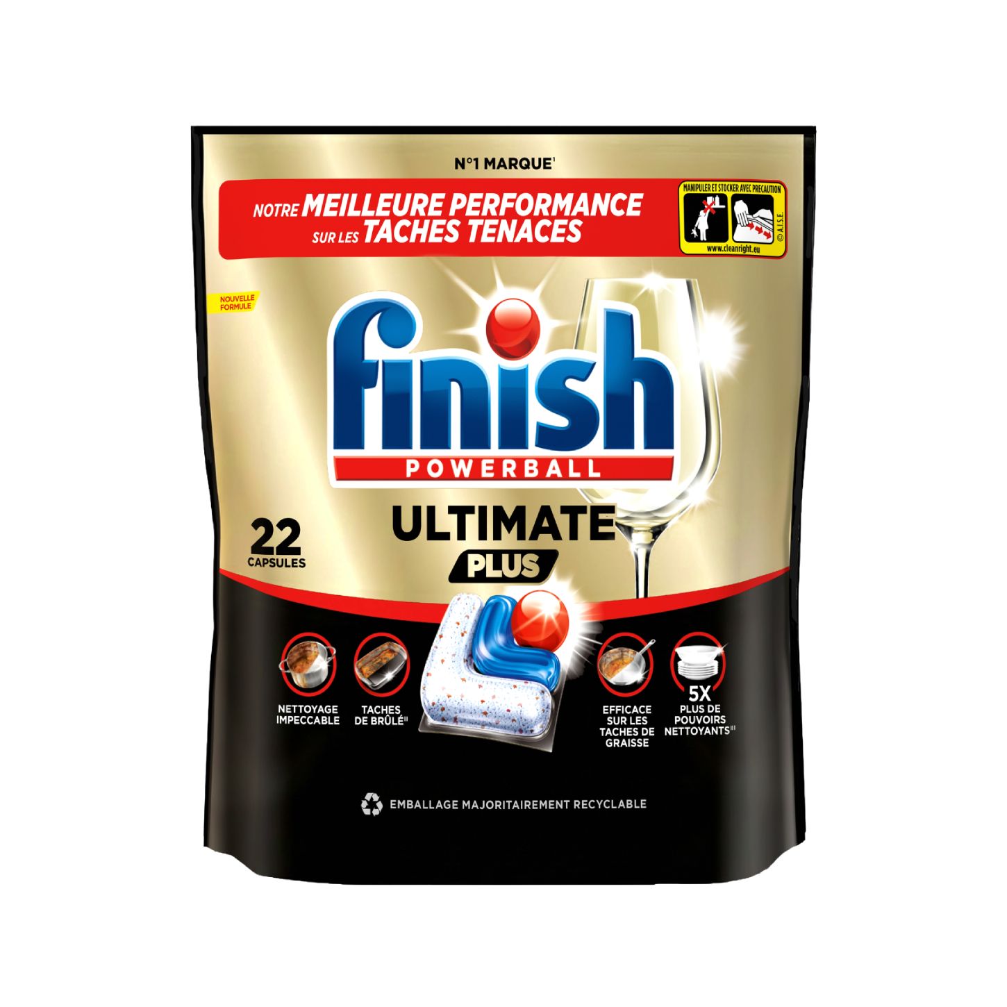 Image du pack de tablettes pour lave-vaisselle Finish