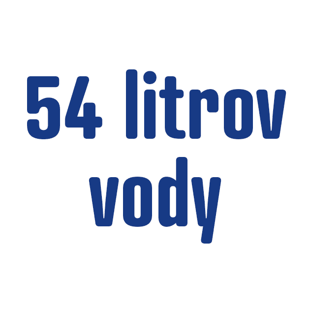 54 LITROV VODY