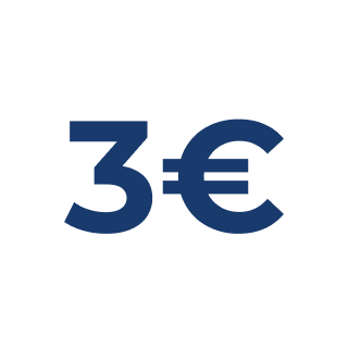 3 euro