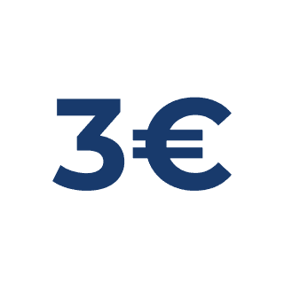 3 euro