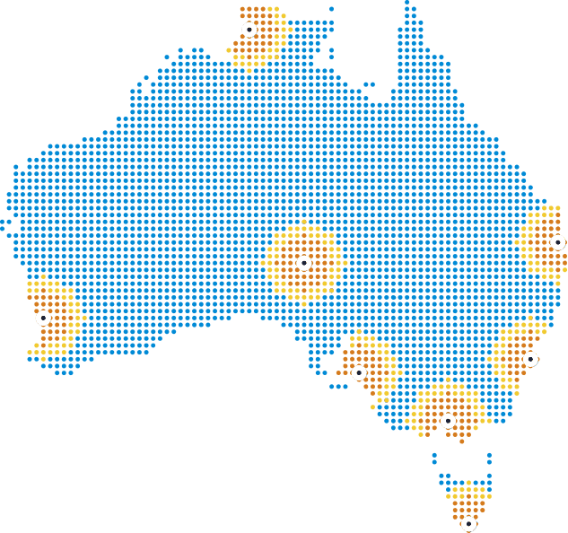 Map - Australia Water Facts