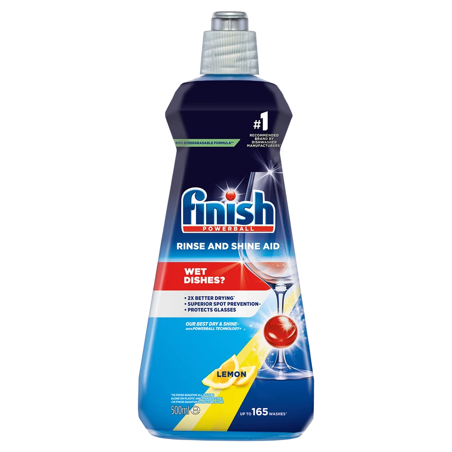 Finish Rinse and Shine Aid 500ml Lemon Sparkle | Finish® AU