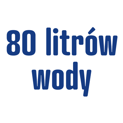 80 litrów wody