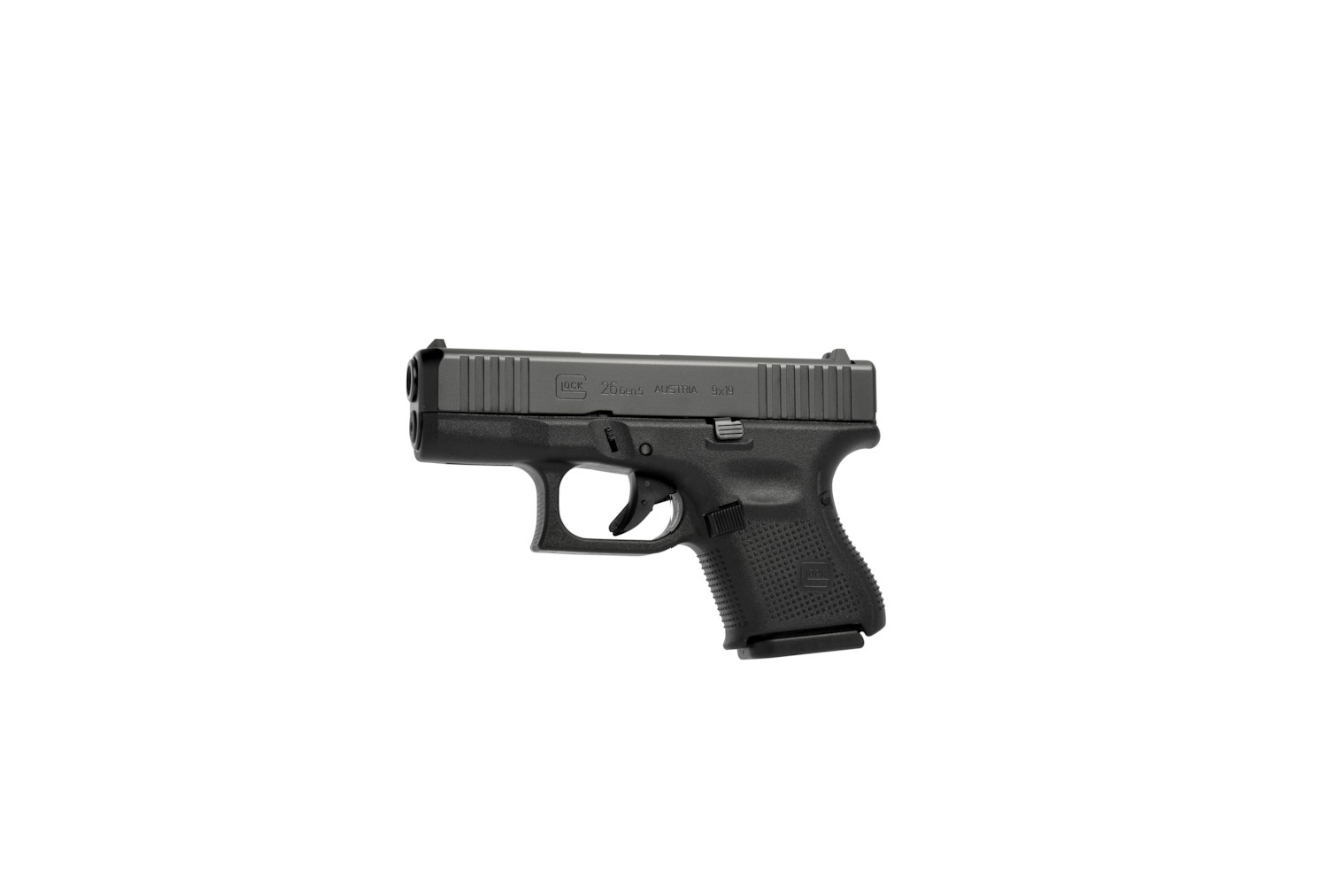Glock 26 Gen5 9mm Subcompact Pistol 3.43" Barrel 10+1 Rounds