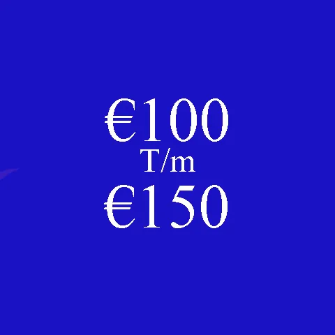 €100 tot €150