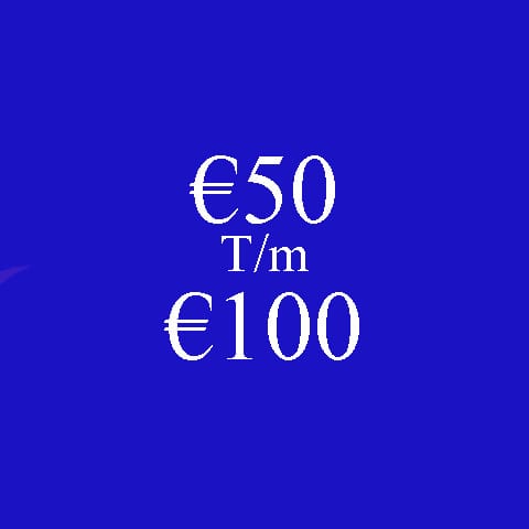 50 € à 100 €