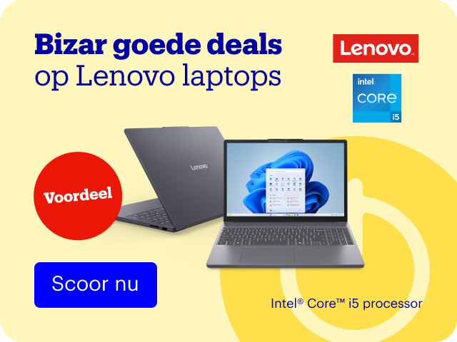 Bizar goede deals op Lenovo laptops