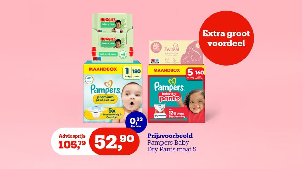 Extra groot voordeel op o.a. Pampers & Huggoes.jpg Extra groot voordeel op o.a. Pampers & Huggoes.jpg