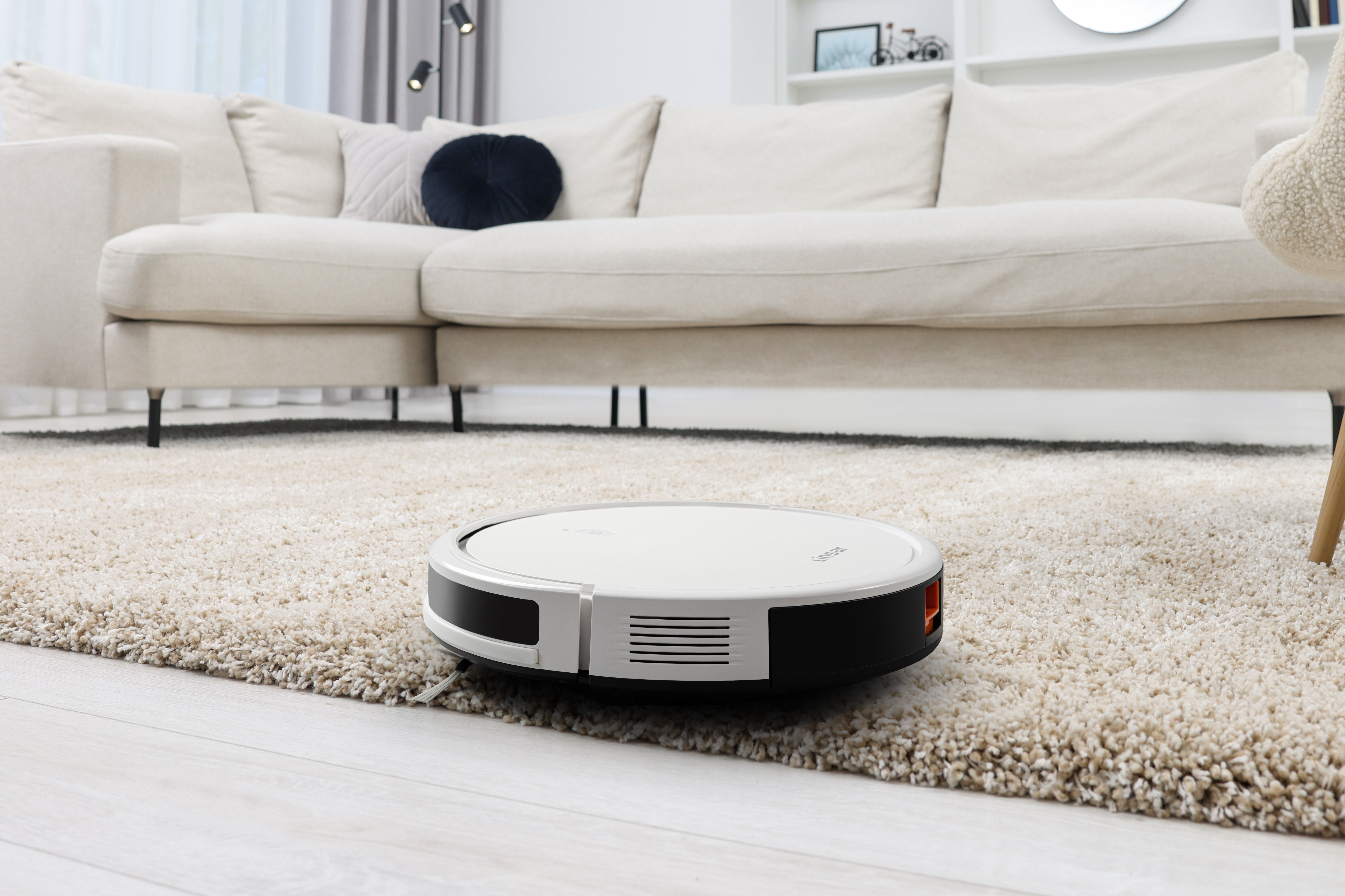 Robotstofzuiger woonkamer