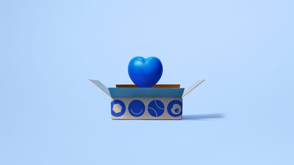 bol doos met hart bol doos met hart