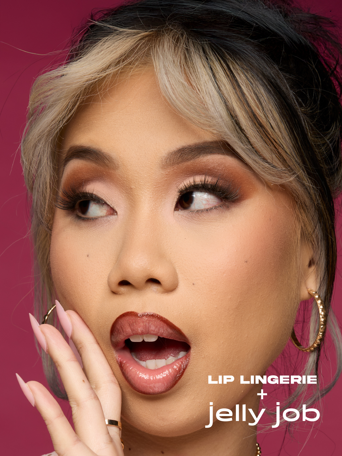 Picture of model with lip combo 