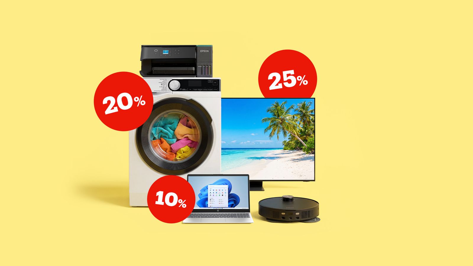 Vakantiegelddealsscoor topproducten met korting