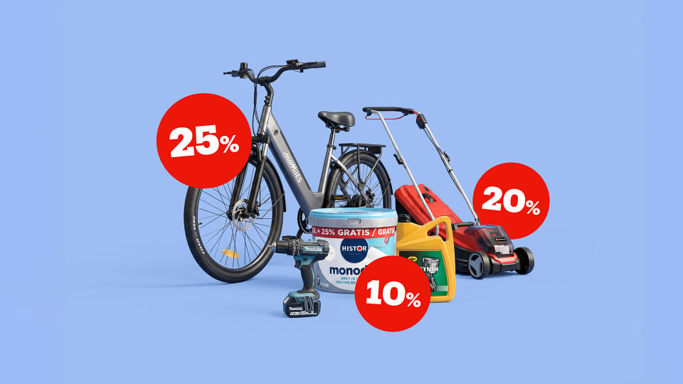 Klus, tuin en outdoor deals