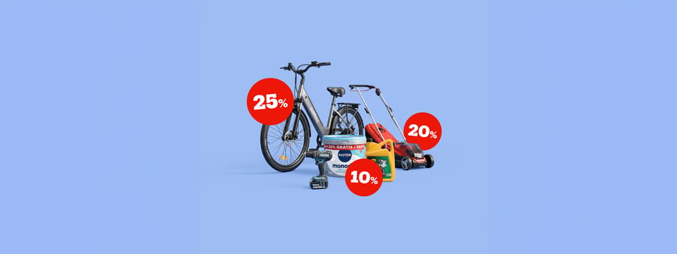 Klus, tuin en outdoor deals