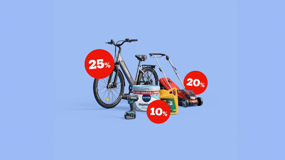 Klus, tuin en outdoor deals Klus, tuin en outdoor deals