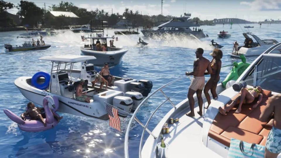 Een gezellig bootfeestje in GTA 6 Een gezellig bootfeestje in GTA 6