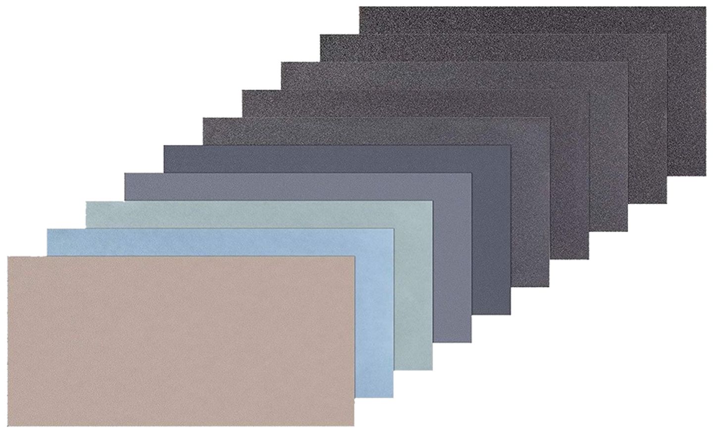 schuurpapier gradaties