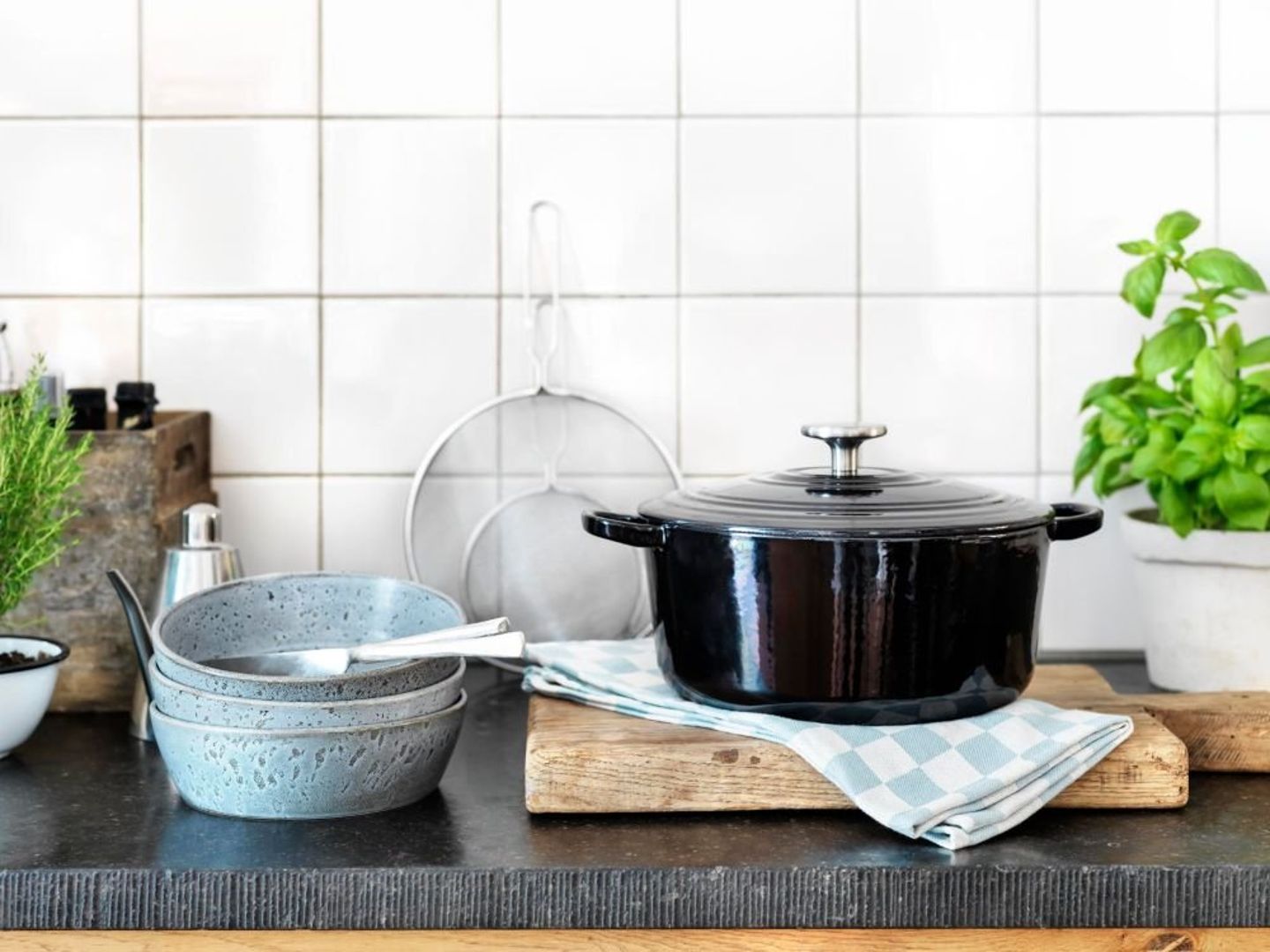 Gietijzeren pan
