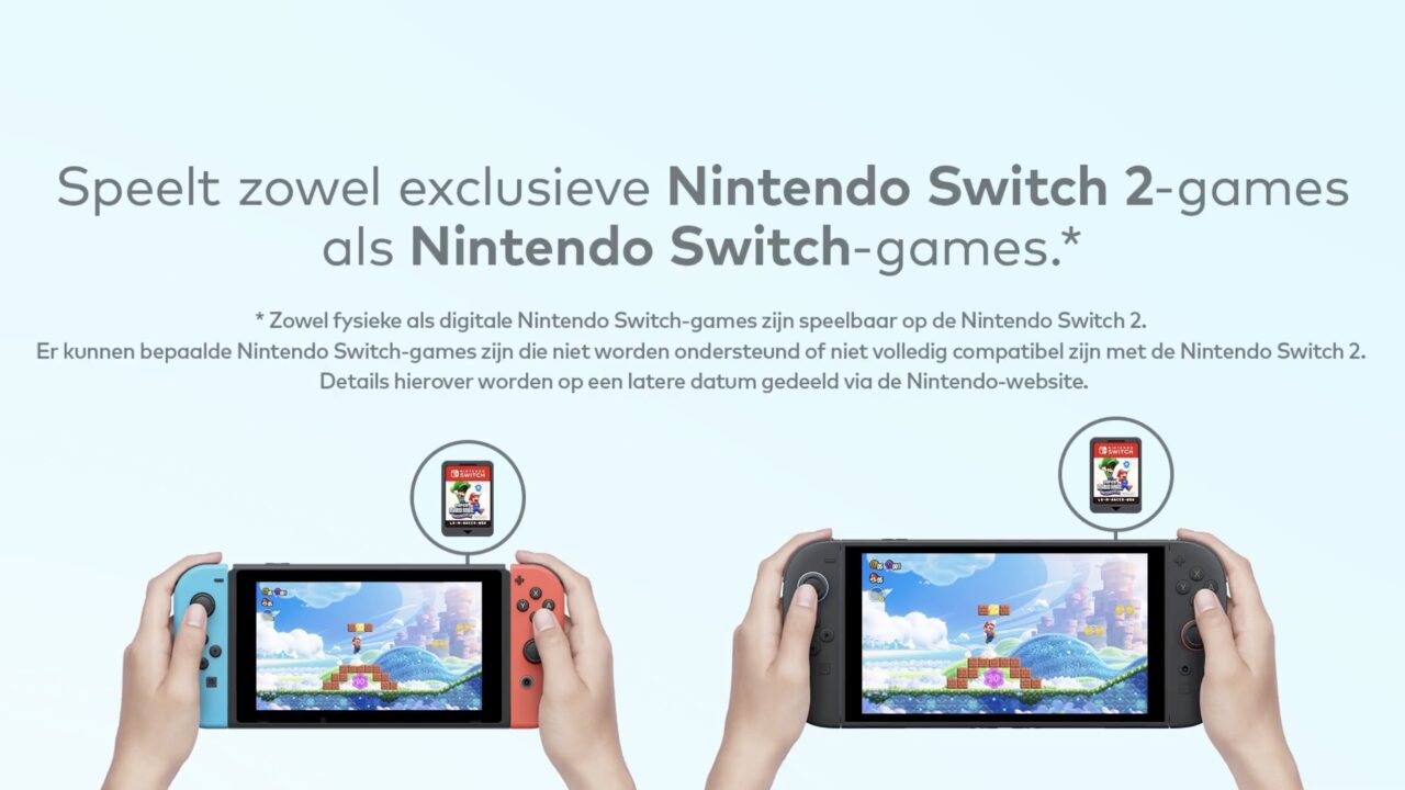 De Nintendo Switch 2 is backwards compatibility