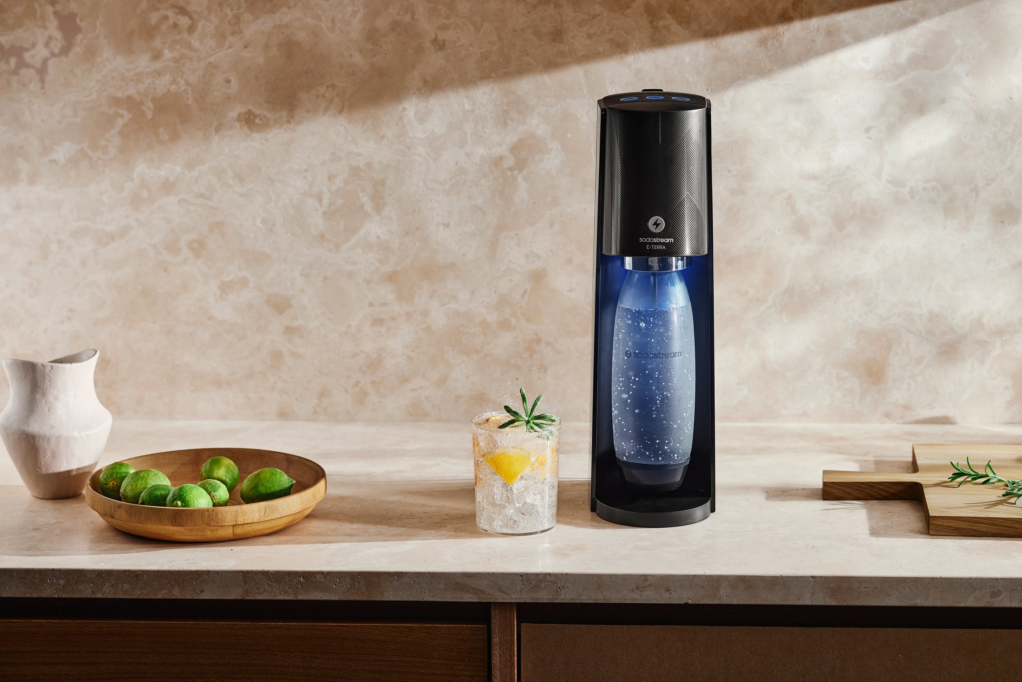 Sodastream op keukenblad