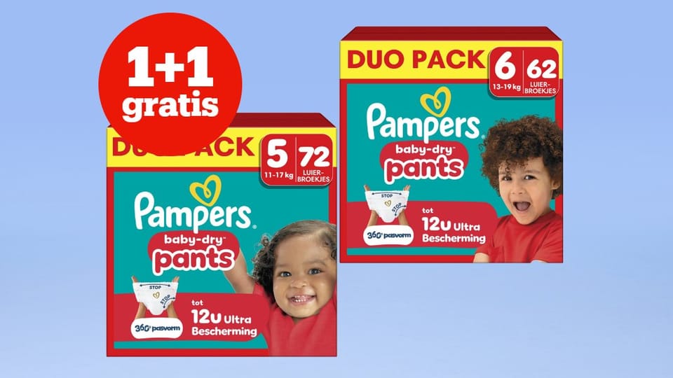 1+1 gratis op diverse Pampers Duopacks.jpg 1+1 gratis op diverse Pampers Duopacks.jpg