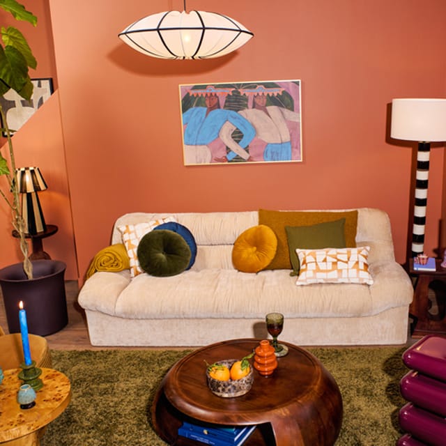 Bohotel woonkamer hoek