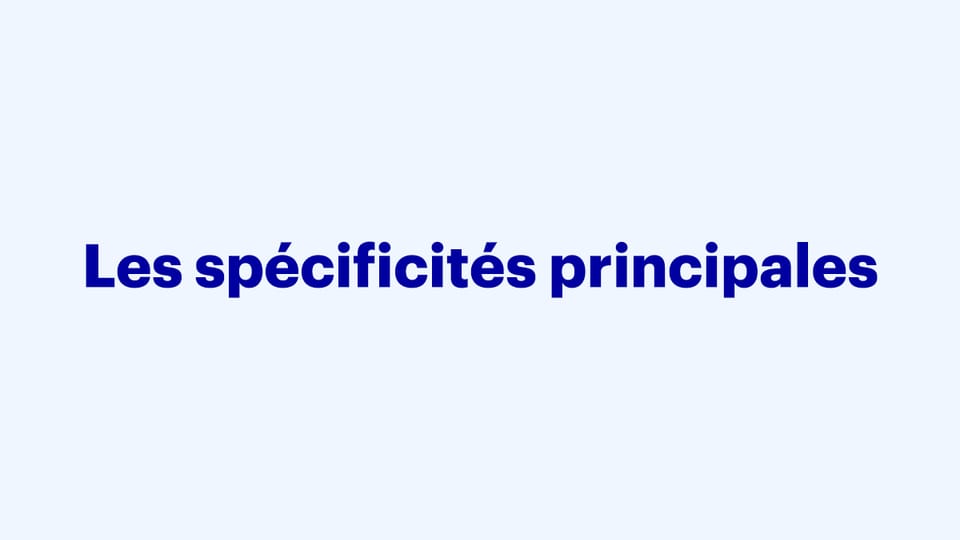 Belangrijkste specificaties Belangrijkste specificaties