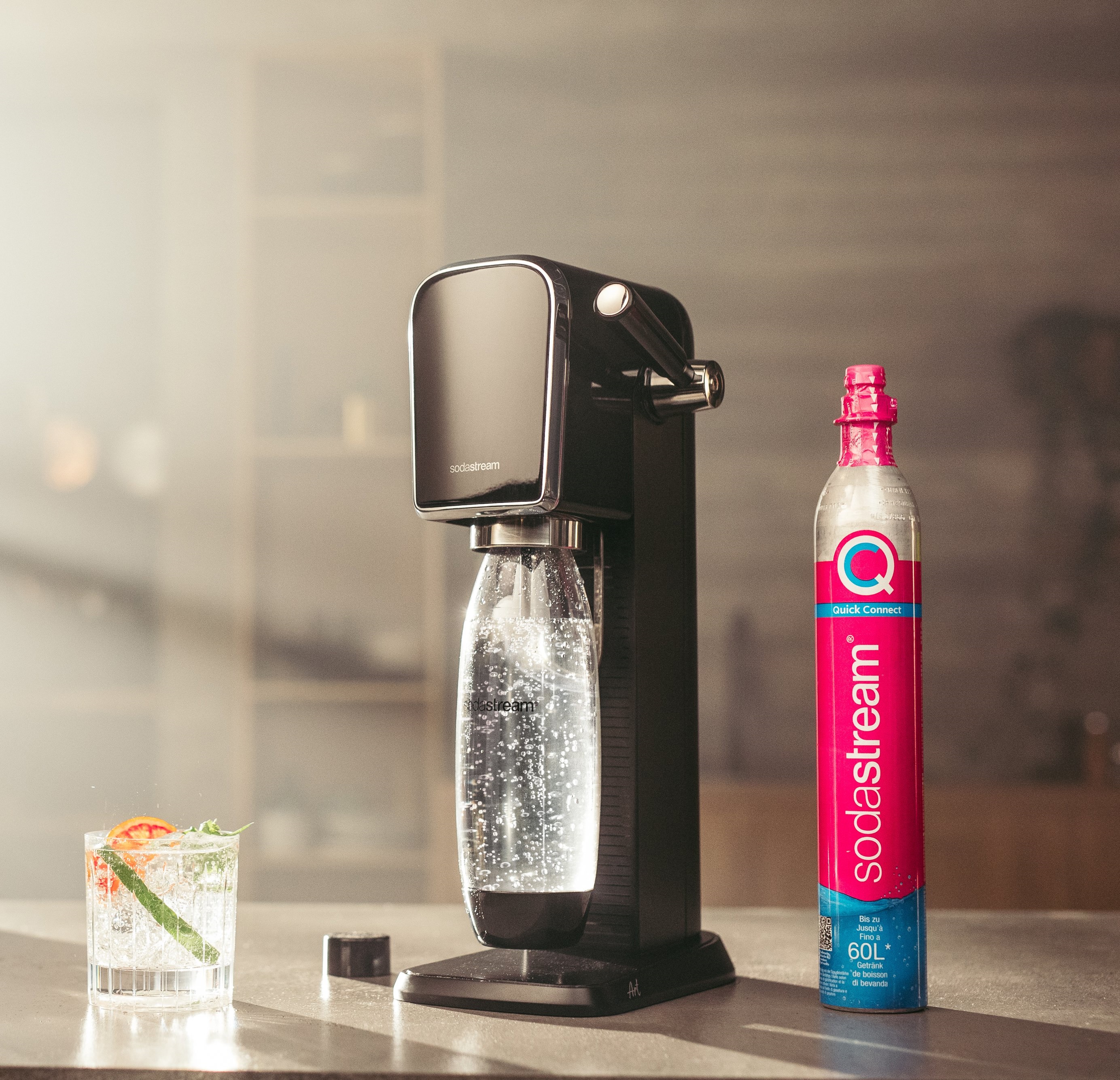 Sodastream naast navulfles