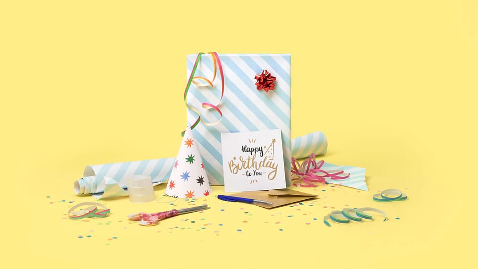 Verjaardag cadeauwinkel