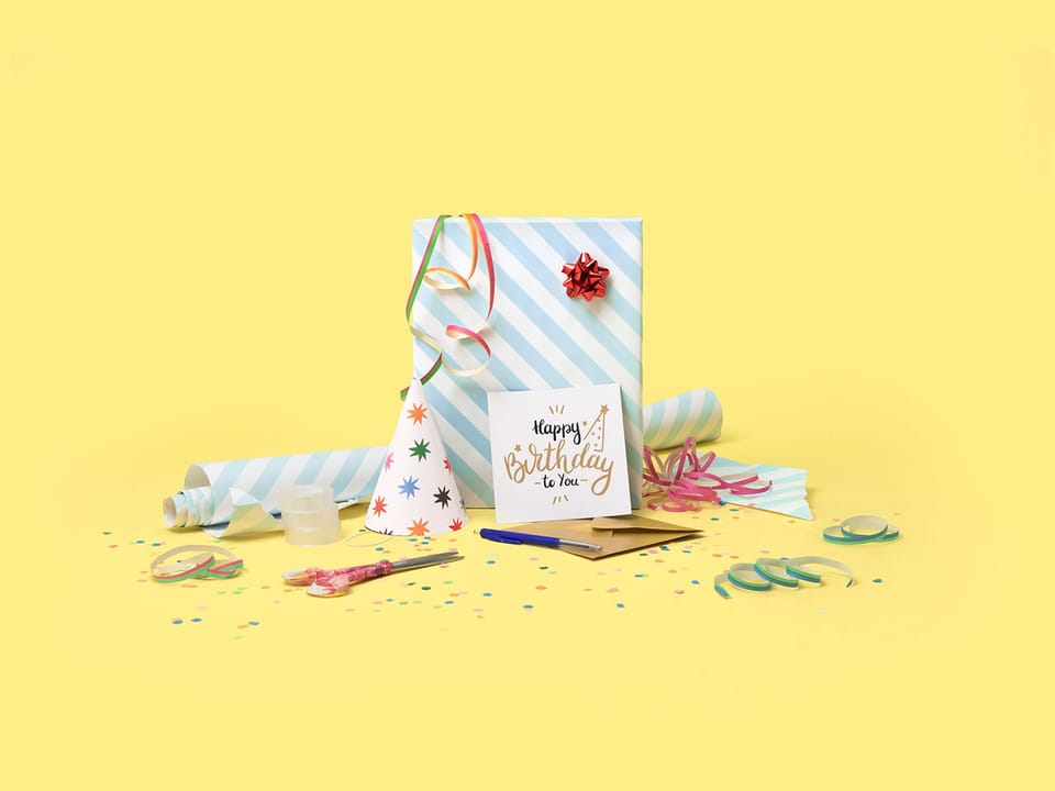 Verjaardag cadeauwinkel