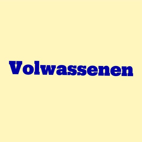 Alles voor volwassenen