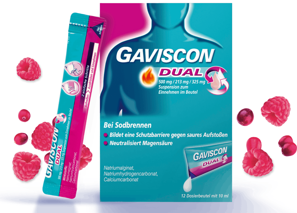Gaviscon Dual Sachets 12 x 10 ml Sachets