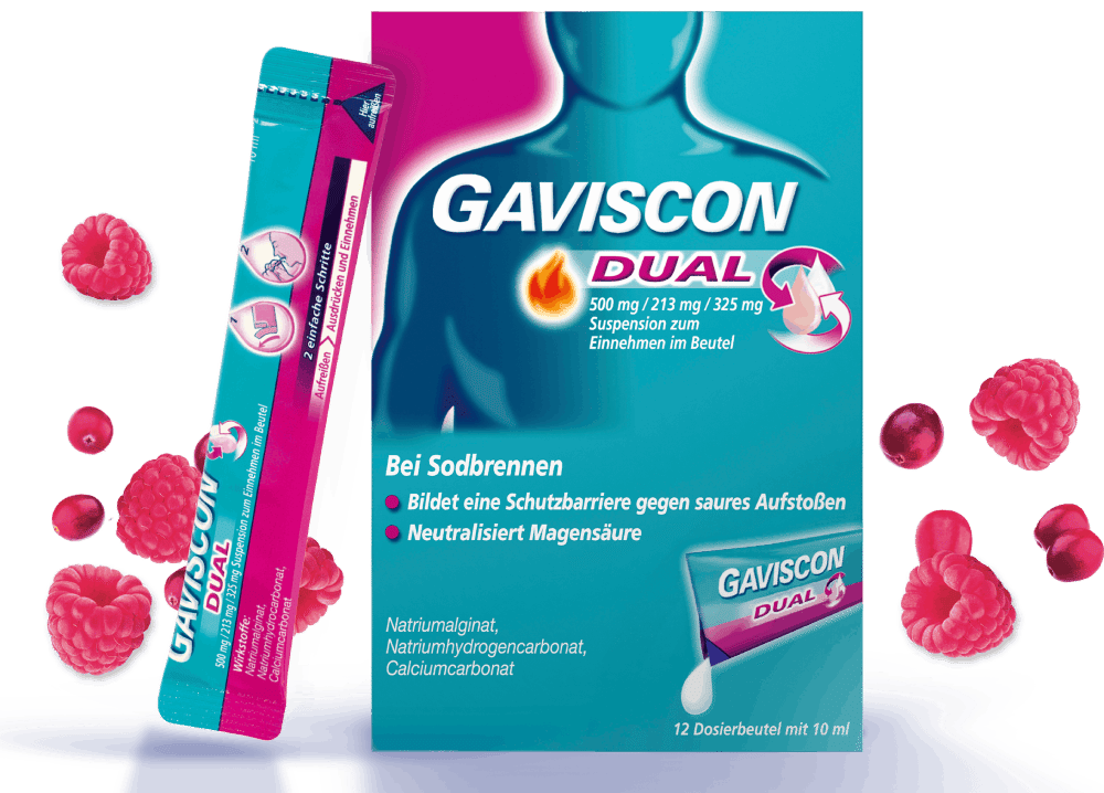 Gaviscon Dual Sachets 12 x 10 ml Sachets