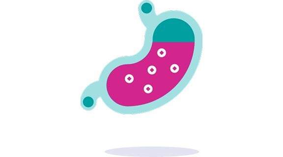 Gaviscon neutralises acidity