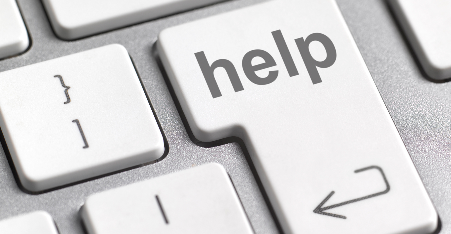 help button on computer keyboard