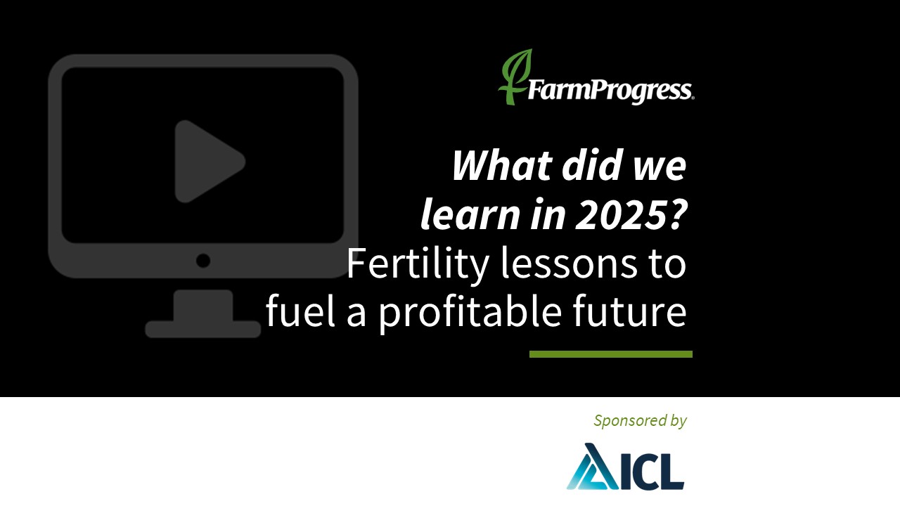 Farm Progress webinar sponsored by ICL Growing Solutions